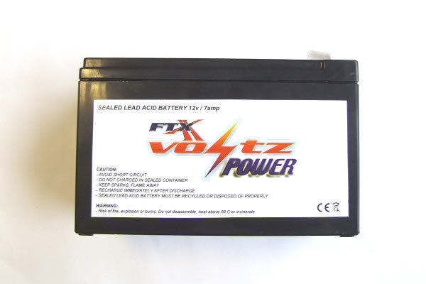 Fastrax 12V 7Ah Lead-Acid Sealed Battery FT12V7