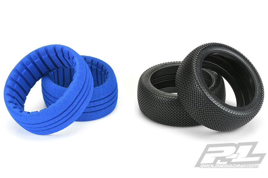 Pro-Line Proline 'Slide Lock' S4 S/Soft 1/8 Buggy Tyres W/Closed Cell PL9064-204