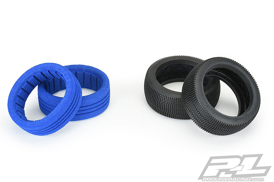 PROLINE 'CONVICT' S4 S/SOFT 1/8 BUGGY TYRES W/CLOSED CELL