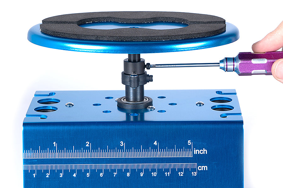 Fastrax Deluxe Alum Locking Rotating Maintenance Stand - Blue FAST404BL