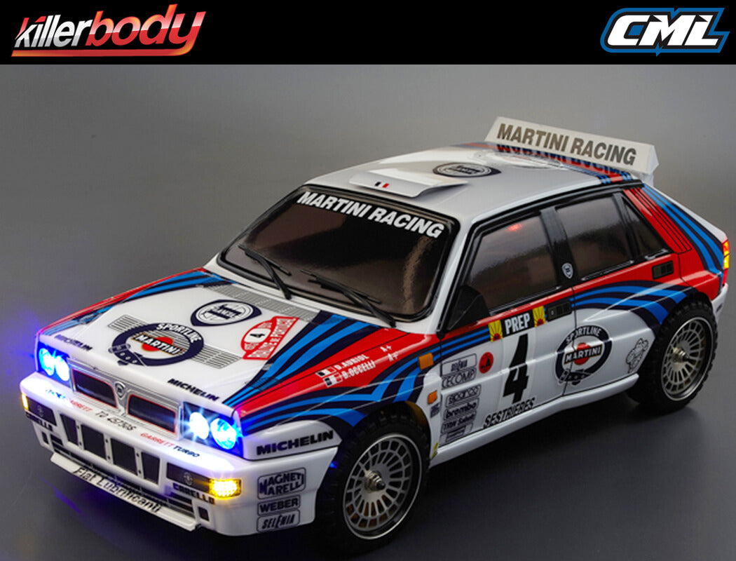 Killerbody Lancia Delta Hf Integrale 190Mm Finished Body Rally KB48248