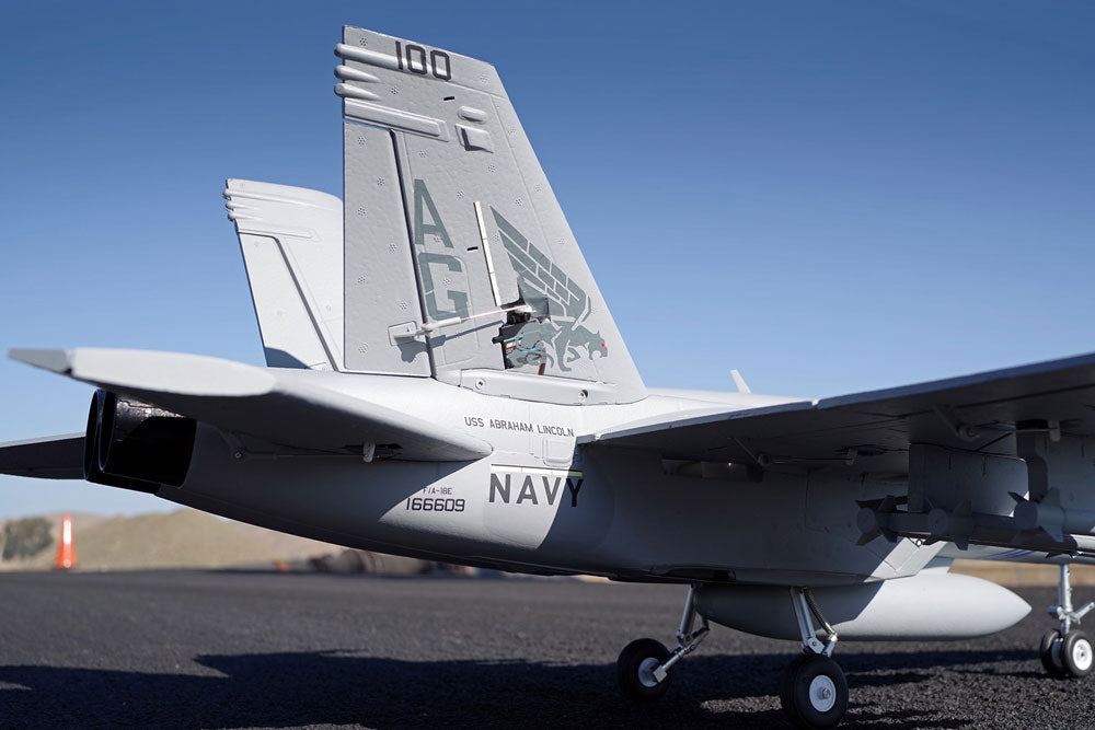 FMS 875MM F/A-18F HORNET 70MM EDF ARTF GREY w/o TX/RX/BATT