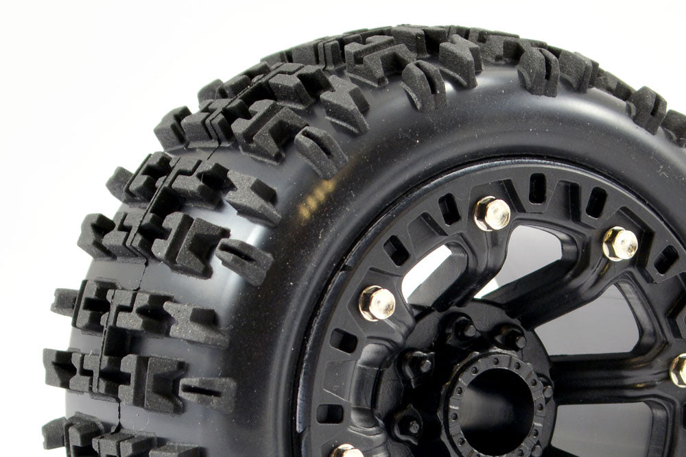 Fastrax 1:16 Jigsaw Mounted 8-Sp Black (Revo/Summ/Sav Xs ) FAST1300B