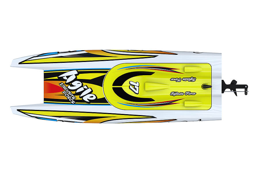 Joysway Smart Cat Catamaran Mini 2.4G Ready to Run Boat 420Mm Jy8204