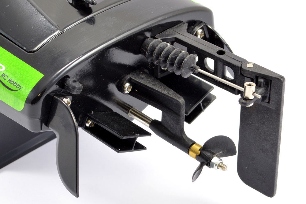 Volantex Racent Vector Sr48 B/Less Boat Ready to Run Combo Black (UK Plug)