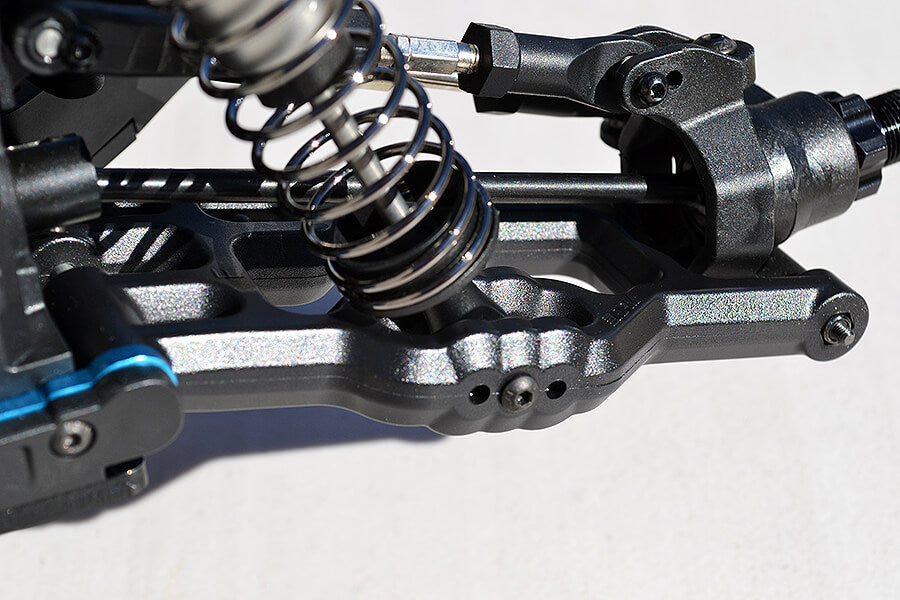 RPM FRONT A-ARMS BLACK FOR ASSOCIATED MT8