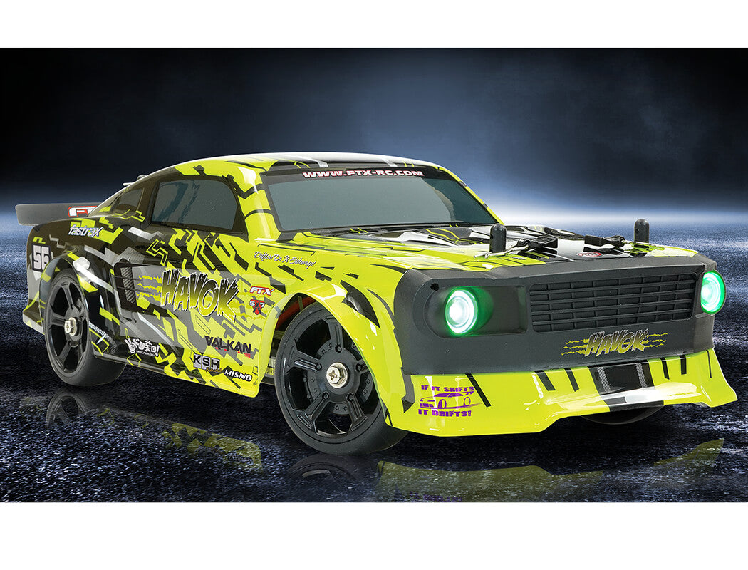 FTX Havok 1/14 4Wd Drift Roadster - Yellow Ftx5598Yl