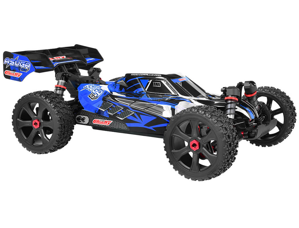 Corally Asuga Xlr 6S Roller Buggy Chassis - Blue C-00488-B