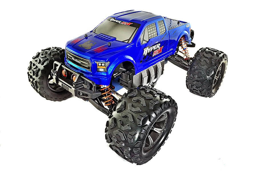 Hobao Hyper Monster Truck X Electric W/Hw150A Esc - Blue HB-MTXE-C150BU