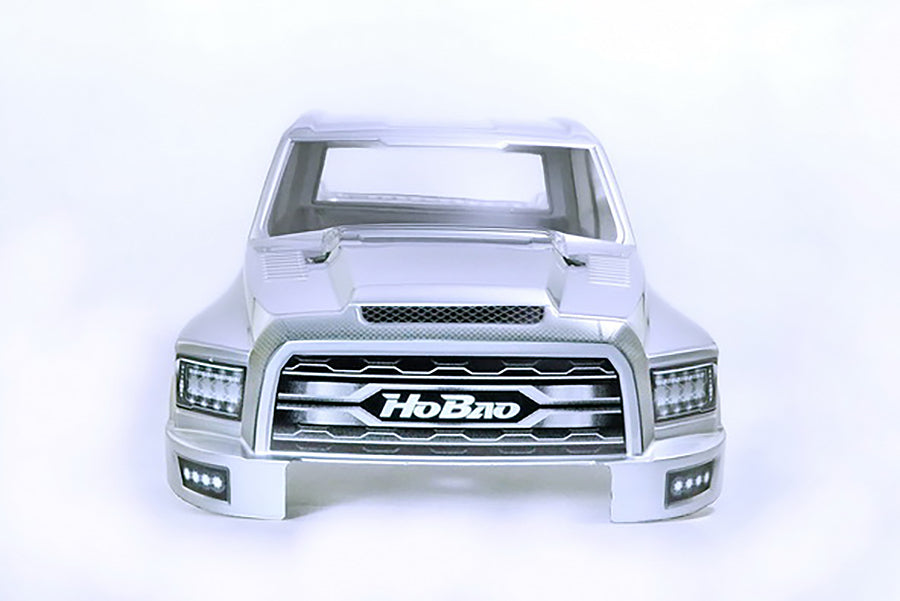 Hobao Hyper Mt Plus Ii Printed Body Shell - Silver White
