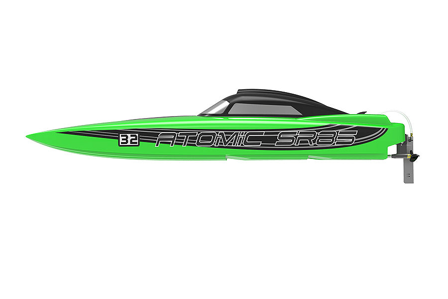 Volantex Atomic SR85 Brushless RC Boat – Green, No Battery, 75kph