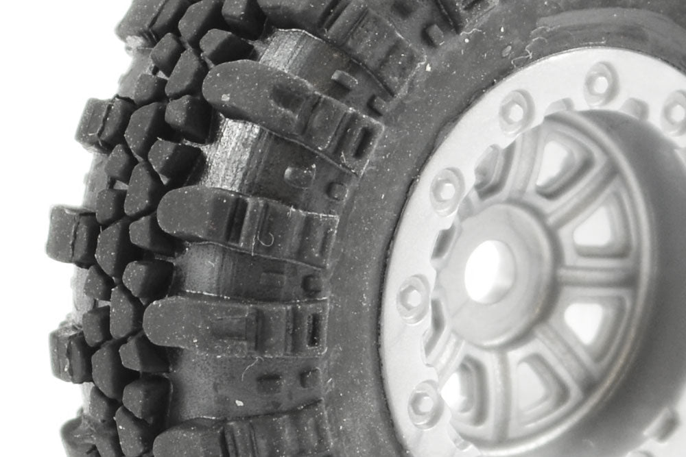 Ftx Outback Mini Swamper Tire & Wheel Set - Grey (4Pc)