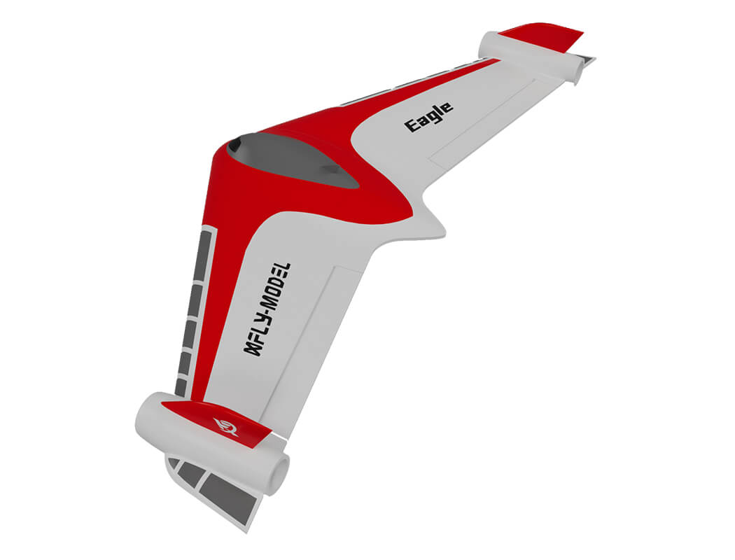 X-Fly Xfly Eagle 40Mm Edf Flying Wing With Gyro - Red (XF115PG-R)