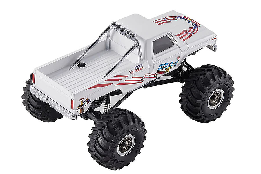 FMS FCX24 1/24Th Smasher 4Wd RTR - White FMS12402RTRWH