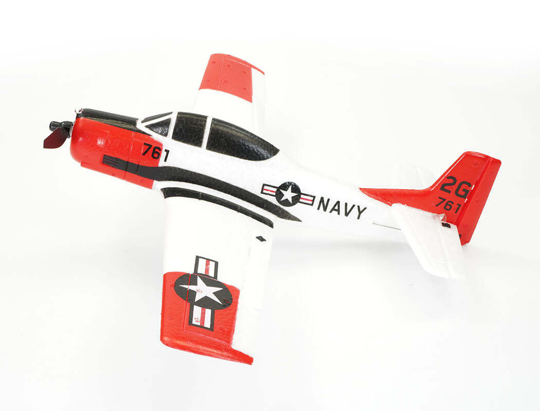 Volantex T-28 Trojan 4Ch 400Mm Brushed W/Gyro Epp Rtf V761-9