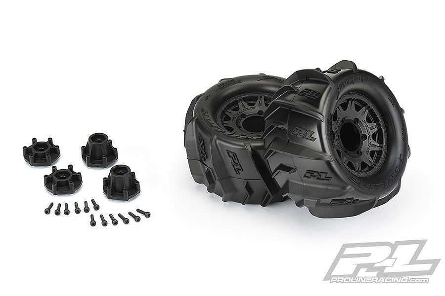 Pro-Line Proline Dumont 2.8" Sand Tyres Raid Blk 6X30 R/Hex 12Mm Wheel PL10193-10