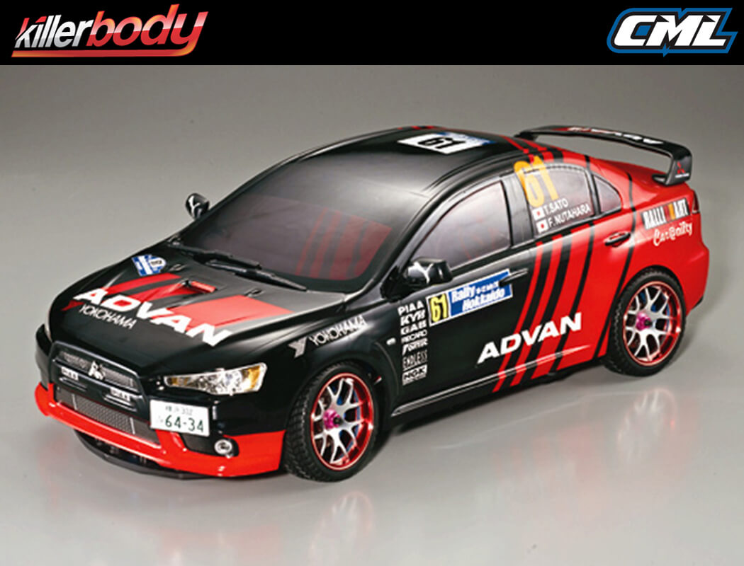 Killerbody Mitsubishi Lancer Evo X Finished Body Racing KB48002