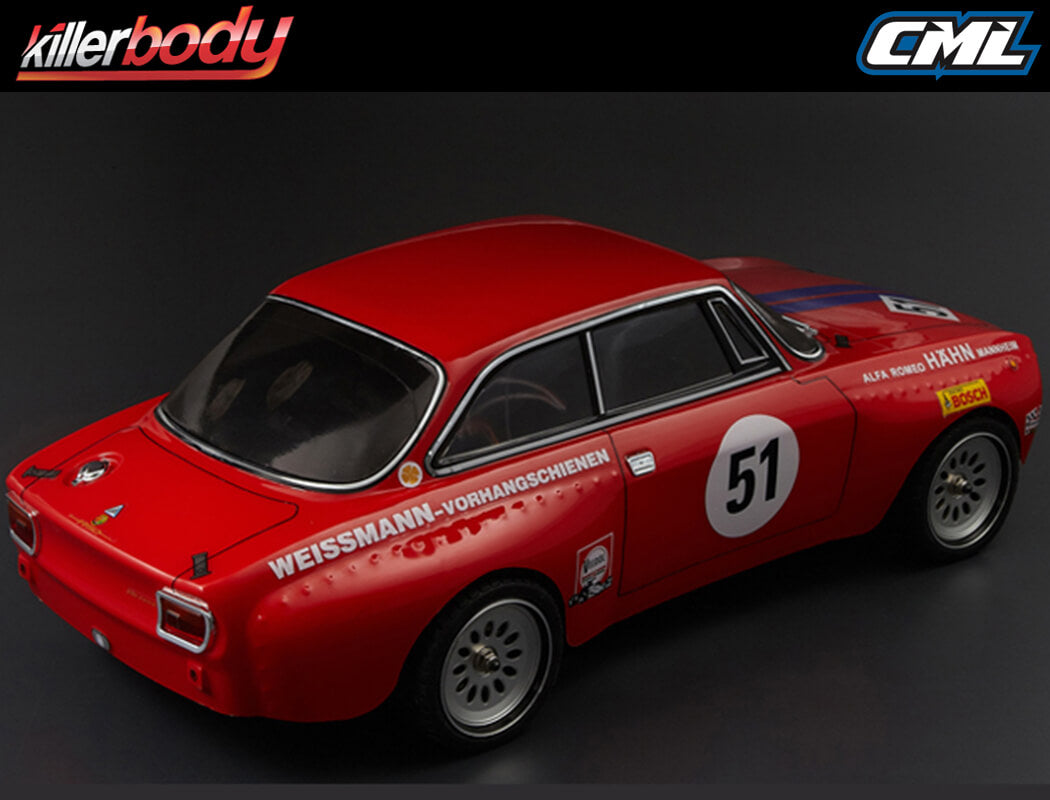 Killerbody Alfa Romeo 2000 Gtam 190Mm Clear Body KB48318