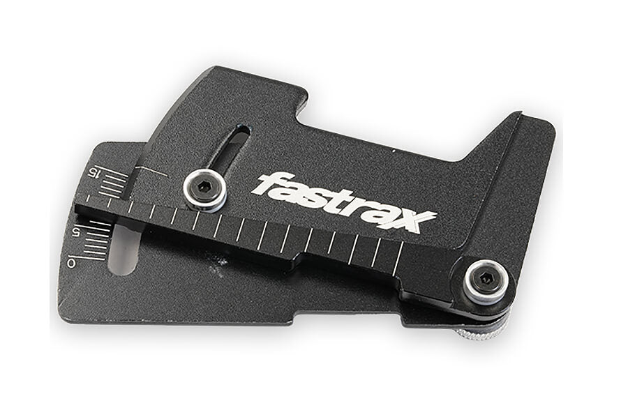 Fastrax Aluminium Ride Height And Camber Gauge - Black FAST409BK