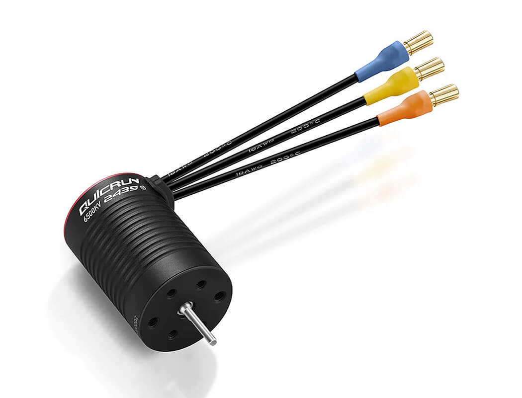 HOBBYWING QUICRUN 2435-6500KV G3 MOTOR 1/18TH (2.0mm SHAFT)