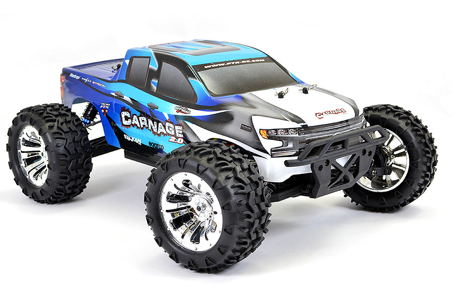 FTX Carnage 2.0 1/10 Brushed Truck 4Wd RTR - Blue FTX5537B