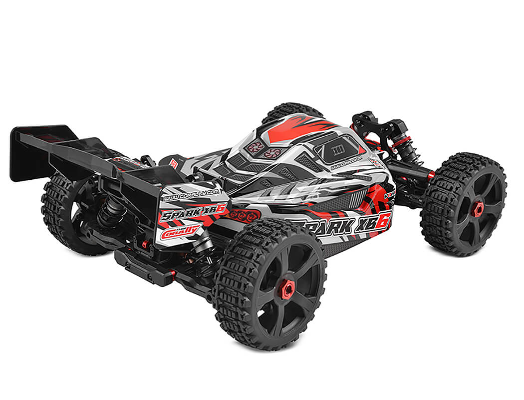Corally Spark Xb6 6S Brushless Basher Buggy Roller - Red C-00485-R