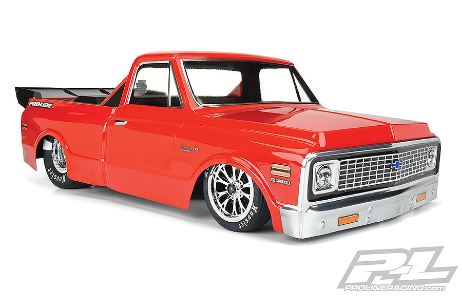 Pro-Line Proline 1972 Chevy C-10 Clear Drag Body For 2Wd Drag Truck PL3557-00