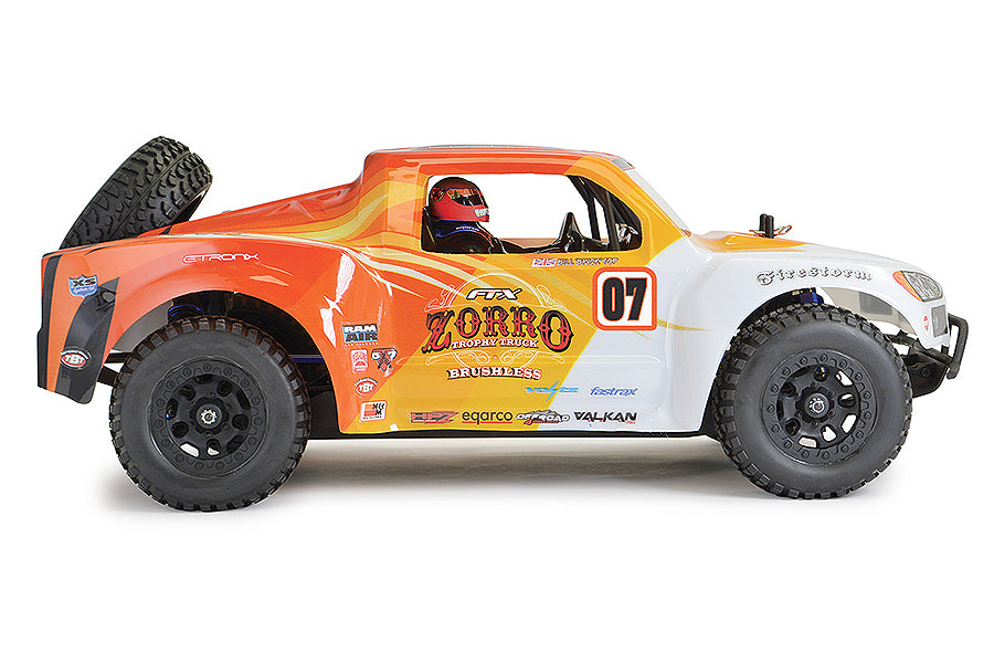 FTX Zorro 1/10 Trophy Truck Ep Brushless 4Wd Rtr-Orange/White FTX5557WO