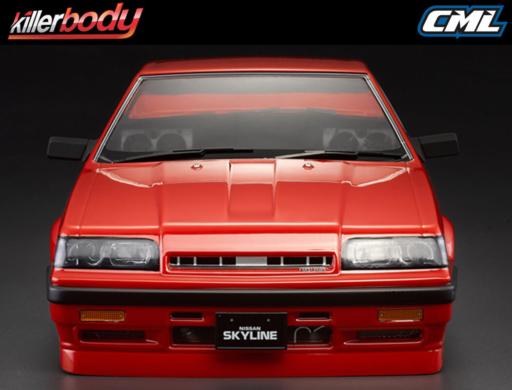 KILLERBODY NISSAN SKYLINE R31 195MM FINISHED BODY RED