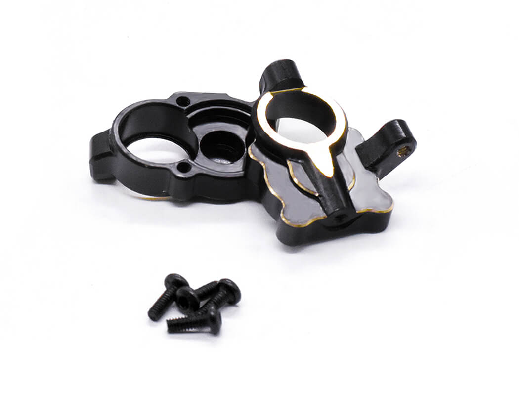 Fastrax Fcx24 Black Brass Steering Arm Housing (2Pc) FTFMS005BRB