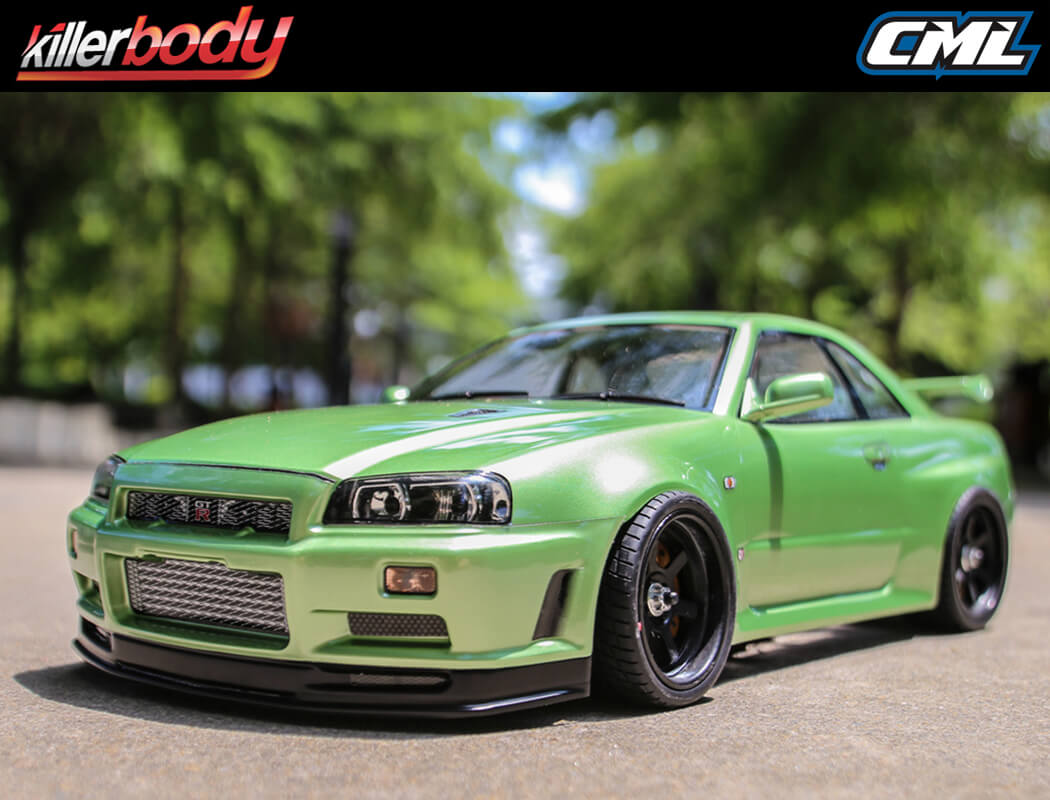 Killerbody Nissan Skyline R34 195Mm Clear Body KB48626