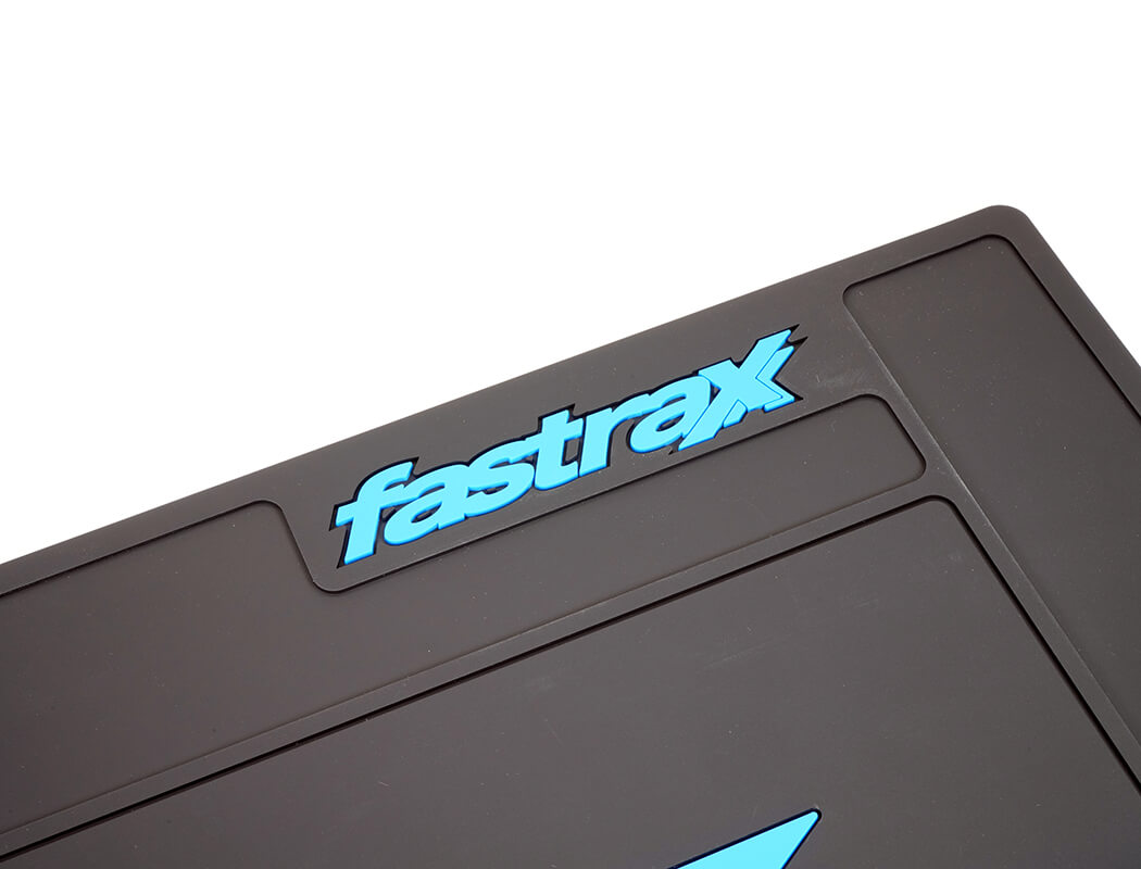 Fastrax Medium Rubber Pit Mat - Black 62Cm X 42Cm FAST413M-BK