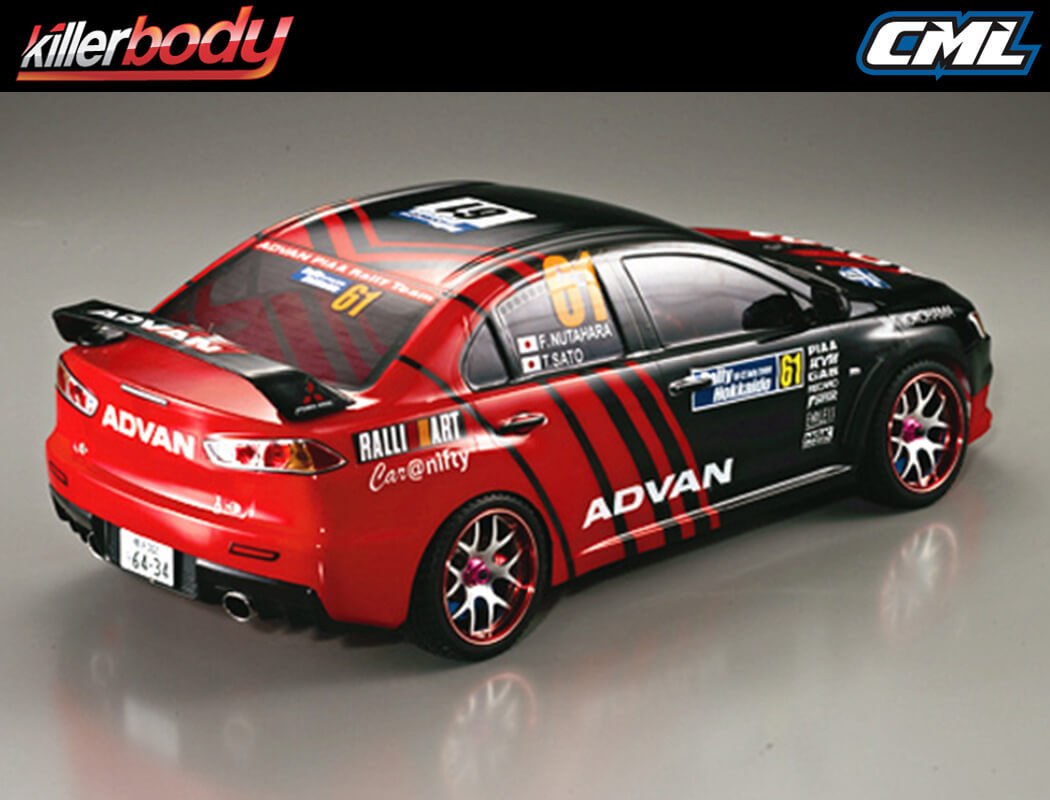 Killerbody Mitsubishi Lancer Evo X Finished Body Racing KB48002