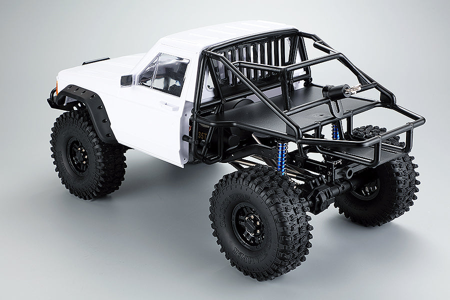 FASTRAX 1/10 ROCKEE PICK-UP & REAR CAGE HARDBODY 313-324mm - WHITE
