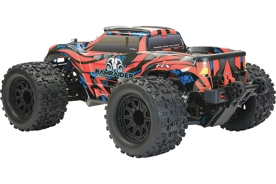 FTX Ramraider 1/10 Brushless Monster Truck RTR - Red/Blue FTX5497RB