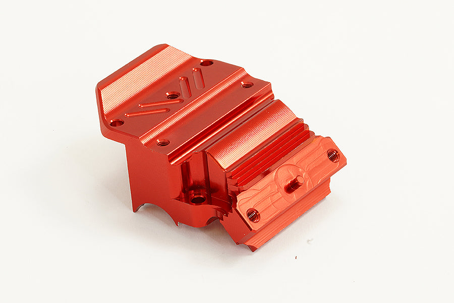 FASTRAX ARRMA ALU GEARBOX HOUSING FOR KRAT/TYPH/TAL/LIMIT - RED