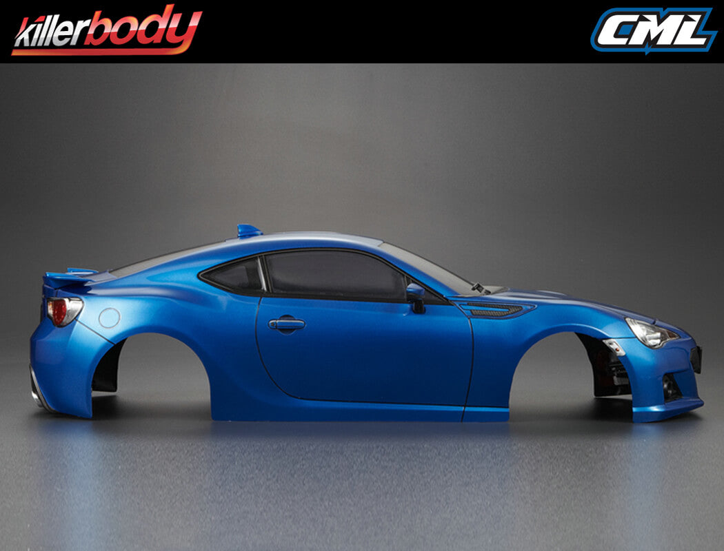 KILLERBODY SUBARU BRZ 190MM FINISHED BODY MET-BLUE
