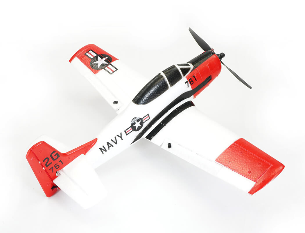 Volantex T-28 Trojan 4Ch 400Mm Brushed W/Gyro Epp Rtf V761-9