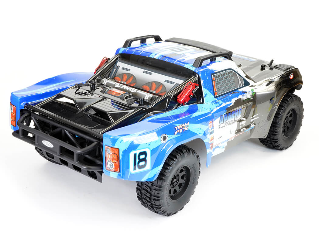 FTX Apache 1/10 Brushless Trophy Truck RTR - Blue FTX5498B