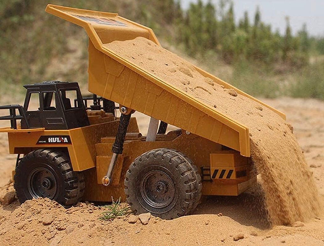 Huina 1/18Th 2.4G 6Ch RC Dump Truck W/Die Cast Cab Cy1534