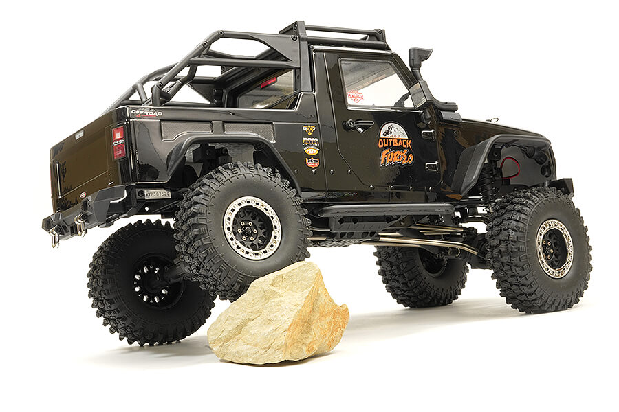 FTX Outback Fury 2.0 4X4 RTR Trail Crawler - Black FTX5578BK