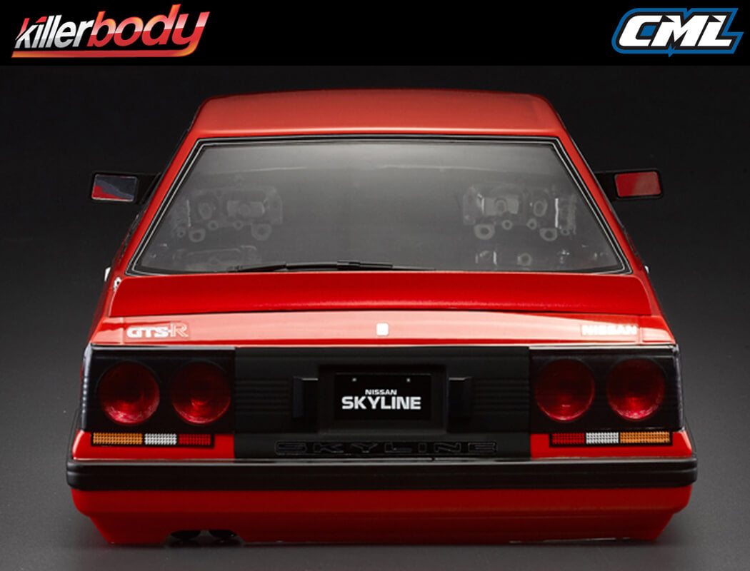 KILLERBODY NISSAN SKYLINE R31 195MM FINISHED BODY RED