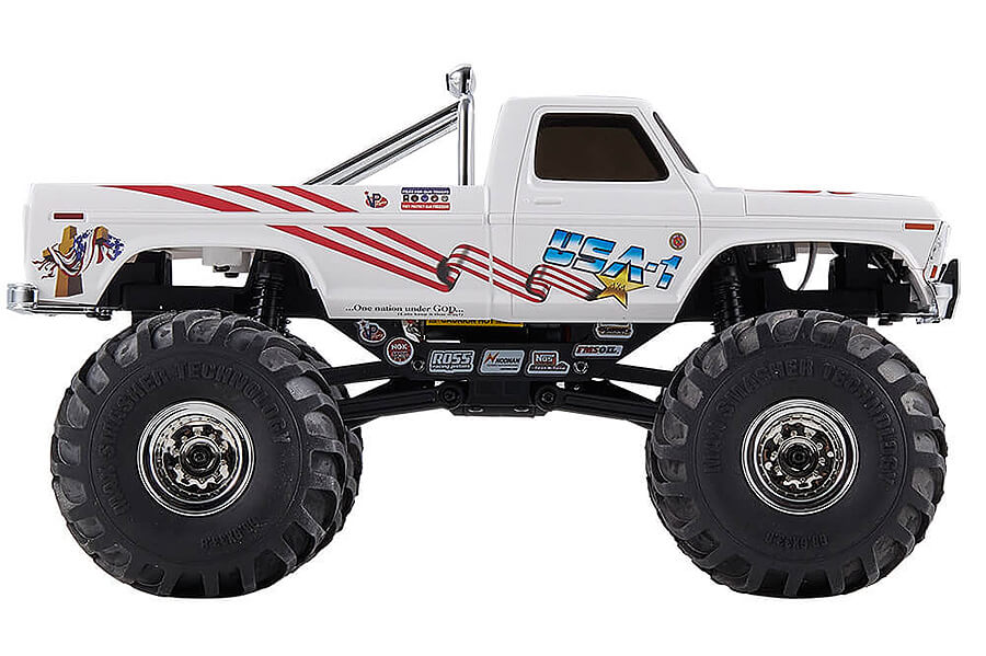 FMS FCX24 1/24Th Smasher 4Wd RTR - White FMS12402RTRWH