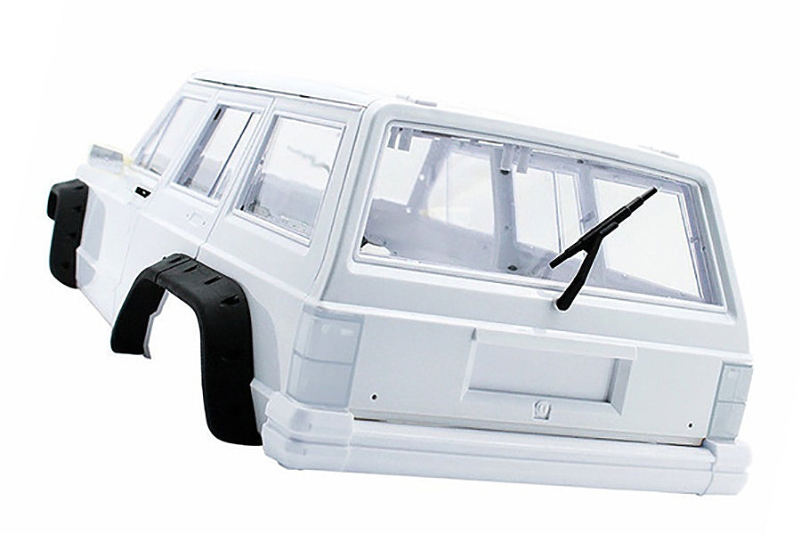 FASTRAX 1/10 ROCKEE FULLCAB & INTERIOR HARDBODY 313mm - White