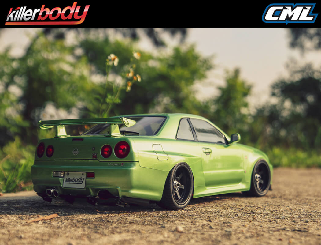 Killerbody Nissan Skyline R34 195Mm Clear Body KB48626