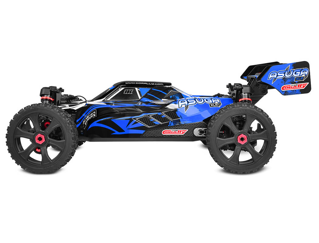 Corally Asuga Xlr 6S Roller Buggy Chassis - Blue C-00488-B