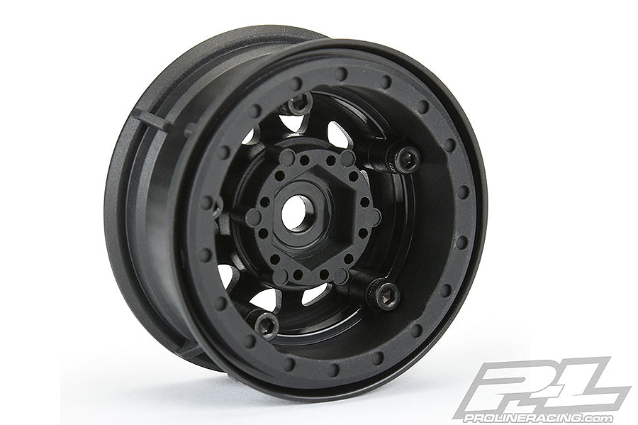 Pro-Line Proline Keystone 1.55" Black Plastic Internal Bead-Loc Wheel PL2797-03