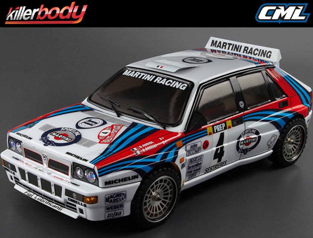Killerbody Lancia Delta Hf Integrale 190Mm Finished Body Rally KB48248