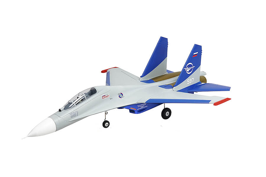 X-Fly Xfly Twin 50Mm Su-27 Edf 750Mm Jet W/O Tx/Rx/Batt - Grey XF109P-F