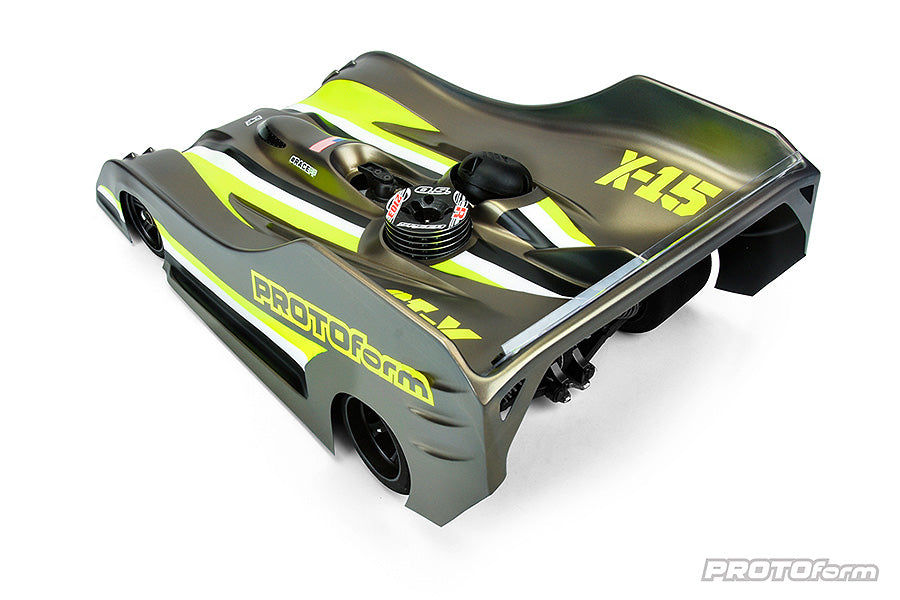 Pro-Line Protoform X15 Body For 1/8Th On Road - Pro-Lite Weight PL1569-25